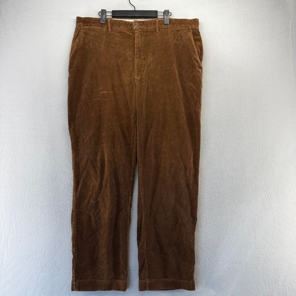 Ralph Lauren Corduroy Pants Mens 38x32 Brown Classic Fit Casual Vintage Baggy